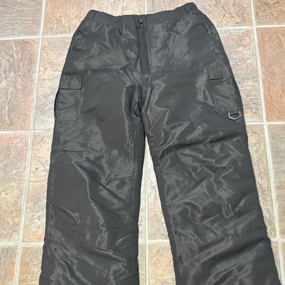 ~~RAWIK Youth XL Insulated Ski Snow Pants, Black, Winter Outdoor Gear - Picture 1 of 3
